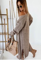 Sweter Kardigan Nancy Mokka