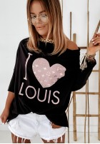 Bluzka Tunika I Love Louis Black