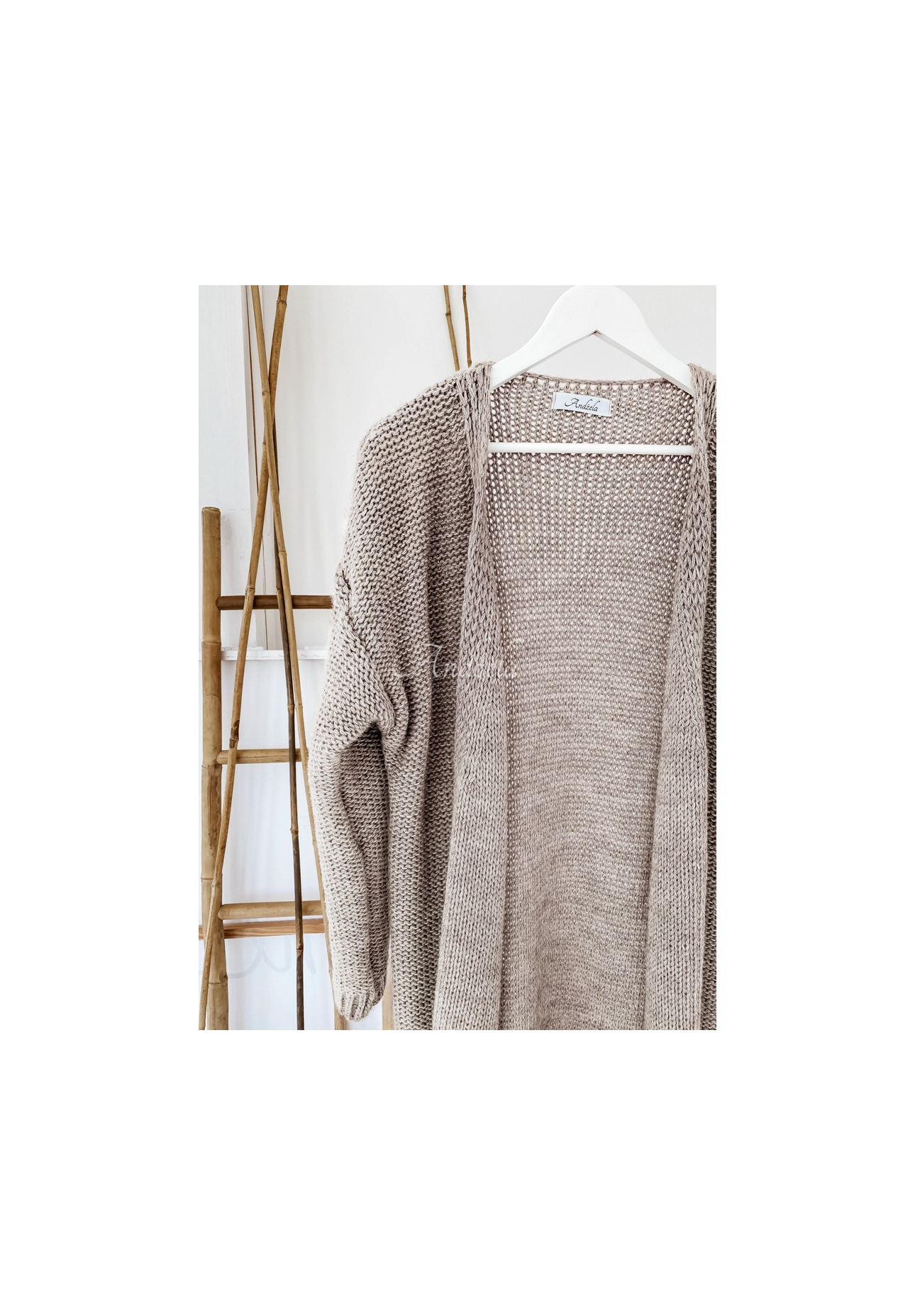 Cardigan lung din tricot Nancy