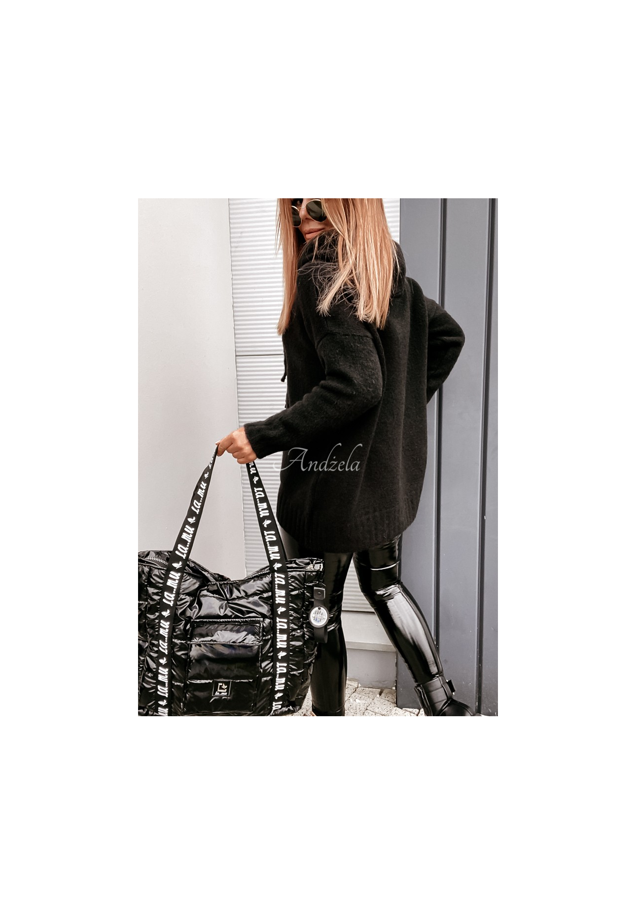Pulover oversize cu glugă Carra