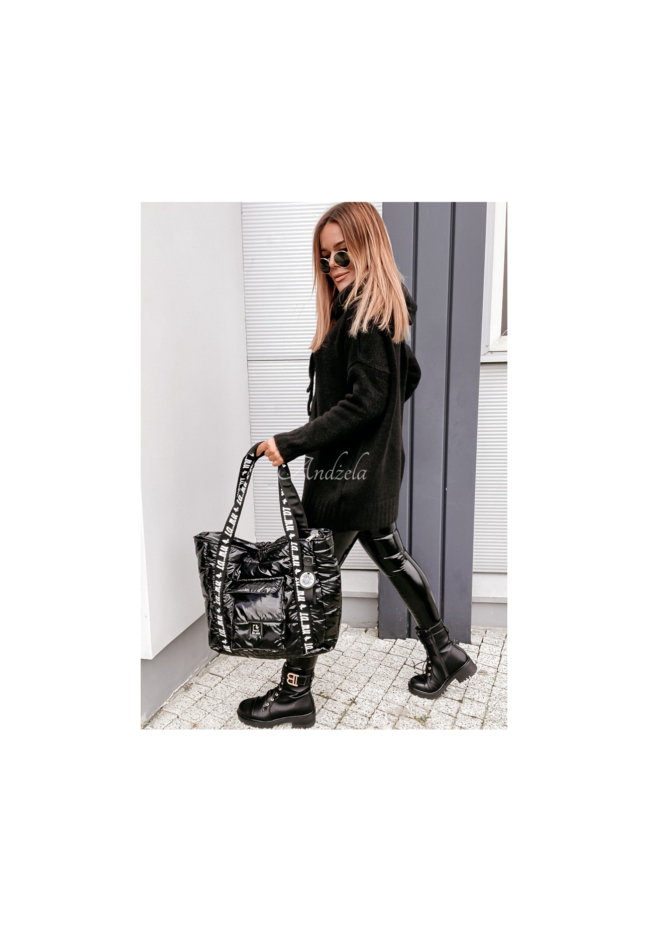 Pulover oversize cu glugă Carra