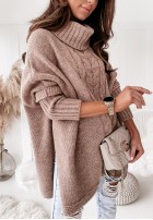 Sweter Ponczo Tarina Camel