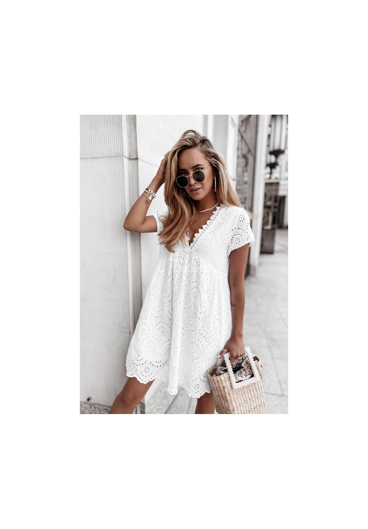 Rochie ajurată în stil boho Bethy