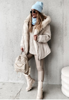 Geacă Parka Mavery Beige