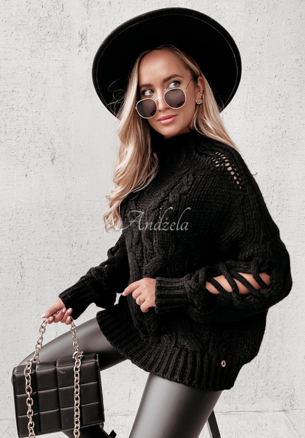 Pulover cu &icirc;mpletitură decorativă Cocomore Casual