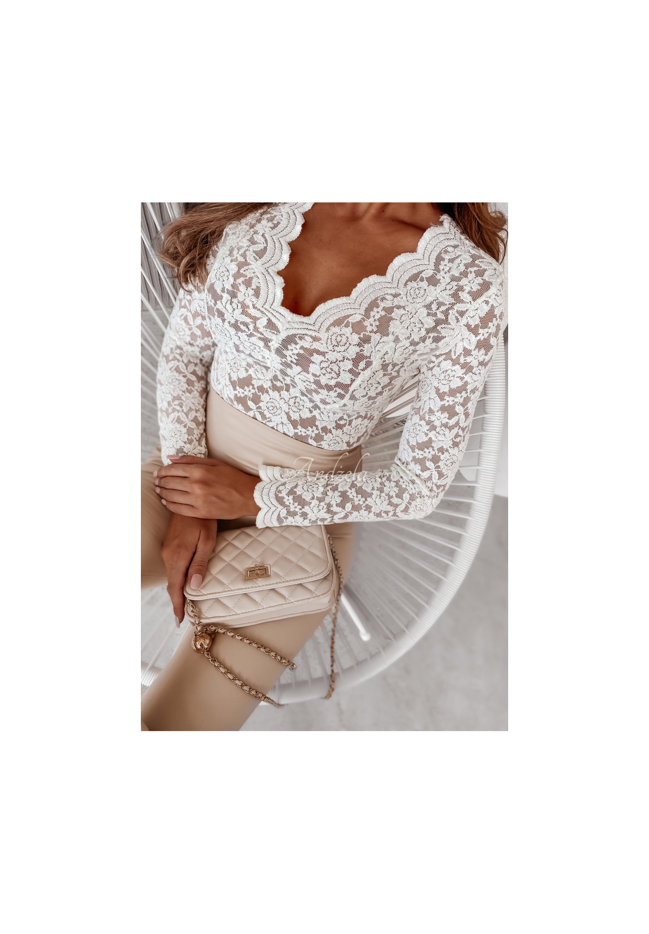 Bluză din dantelă Rosalia