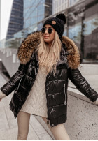 Sapca  z pomponem North Pole czarna     