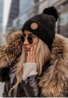 Sapca  z pomponem North Pole czarna     