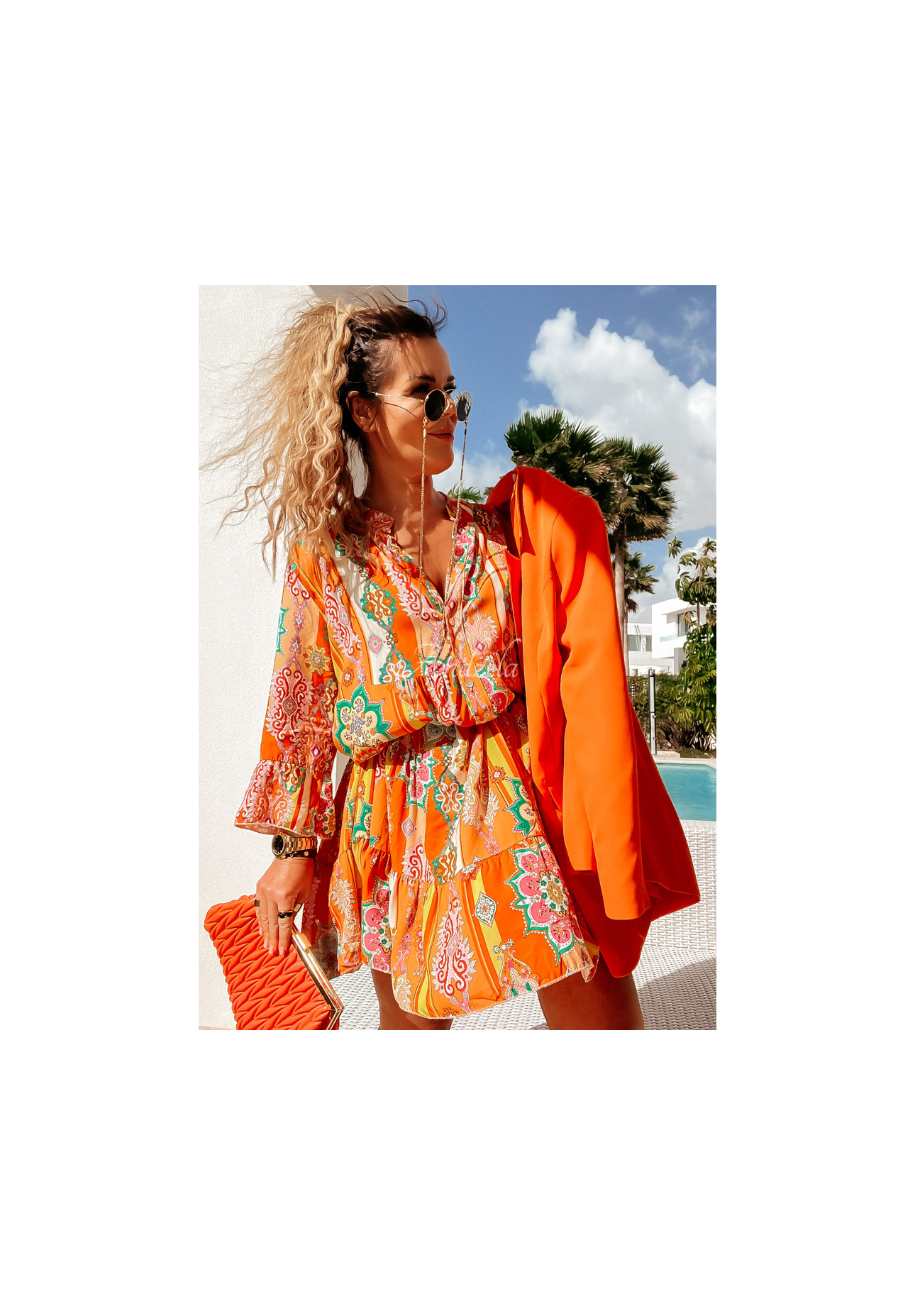 Rochie Magnala Sierra cu imprimeu