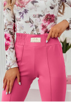din material textil Pantaloni Pretty On Point roz