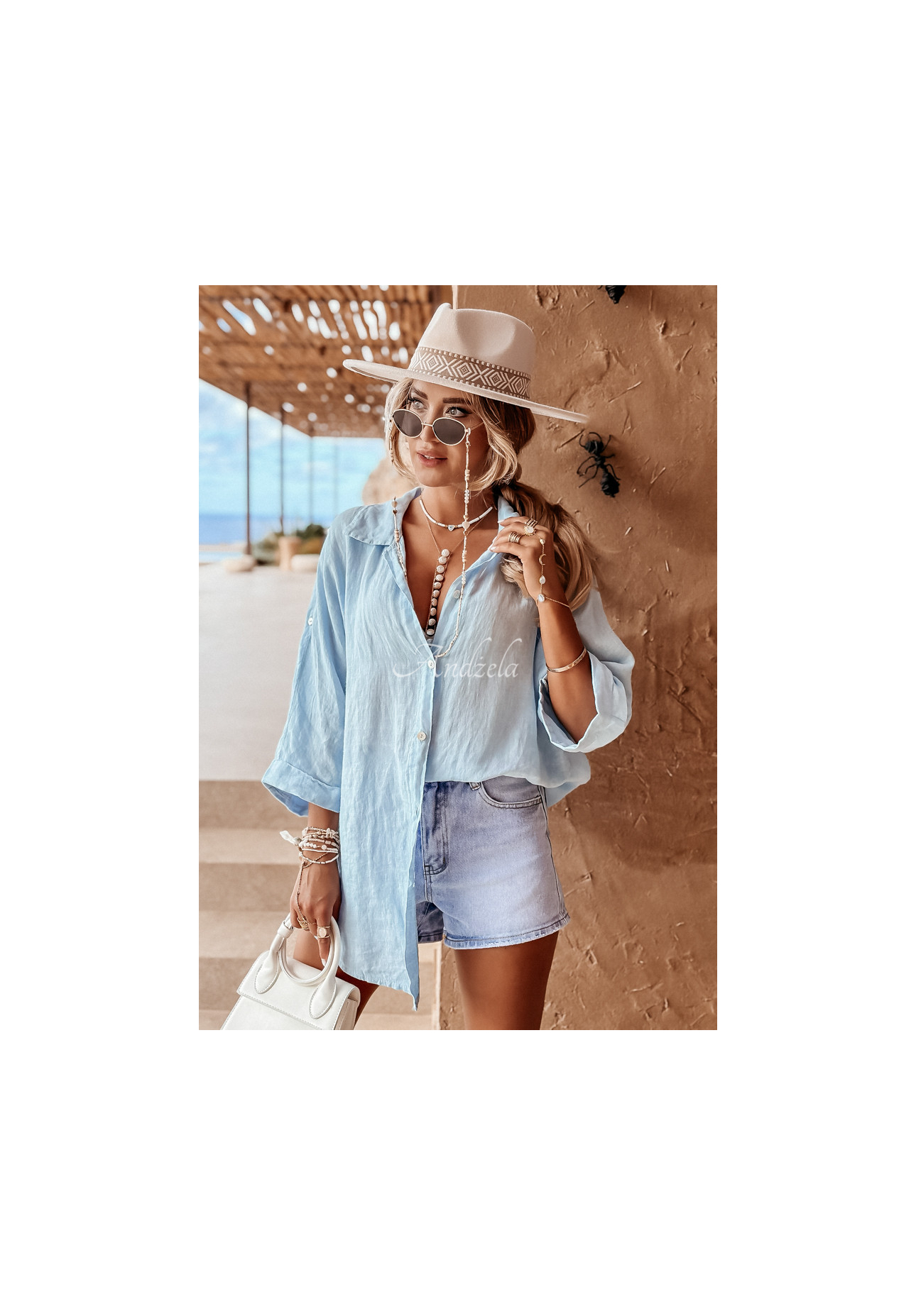 Cămașă din in Summery Essentials