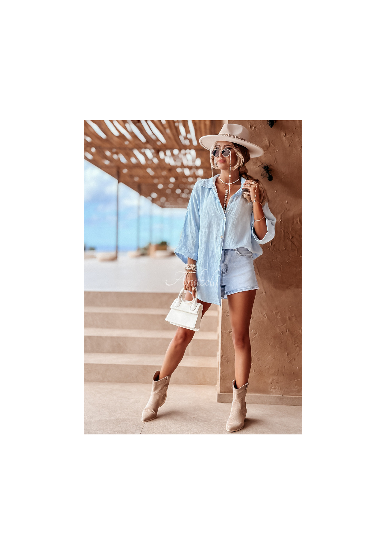 Cămașă din in Summery Essentials