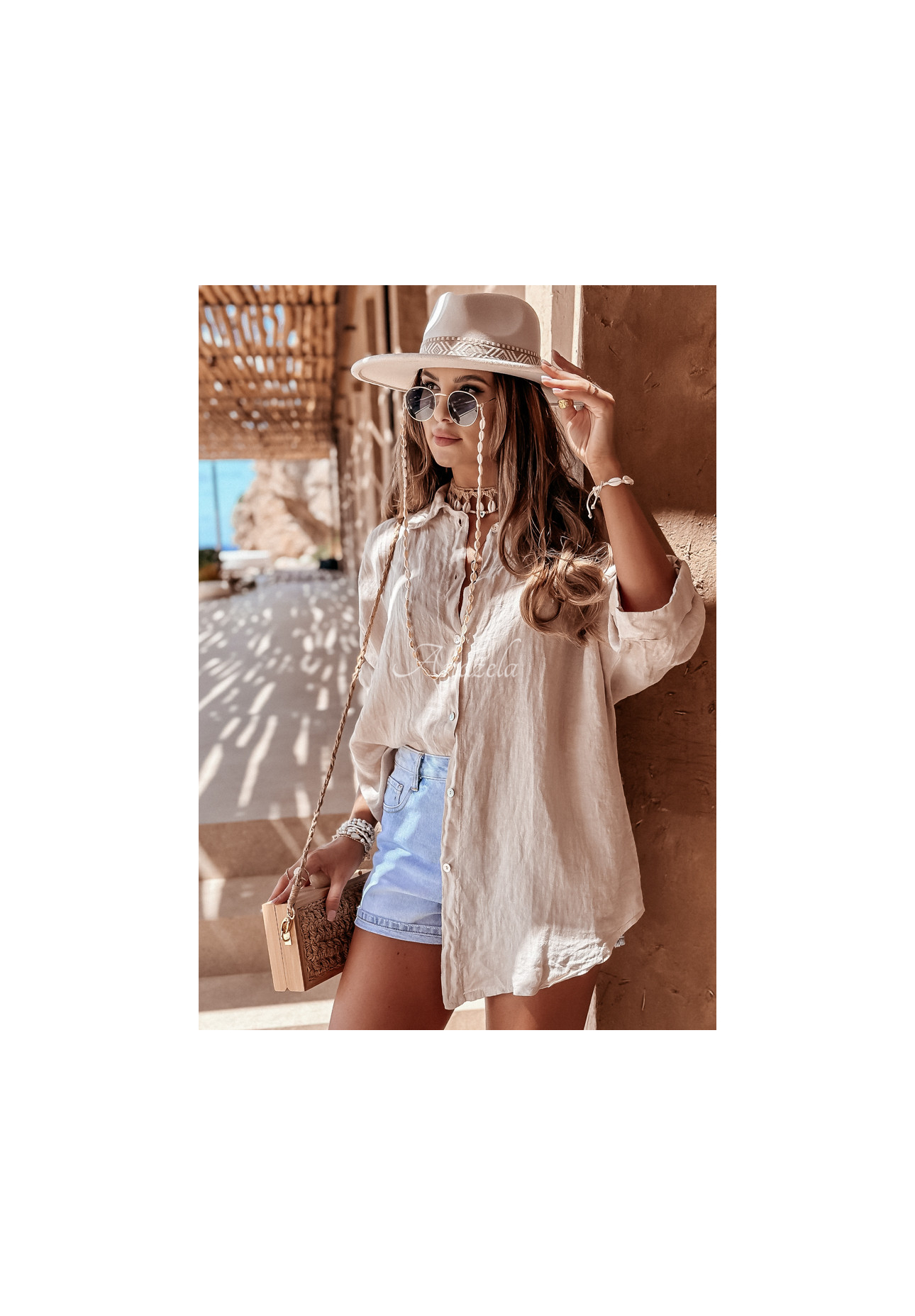 Cămașă din in Summery Essentials