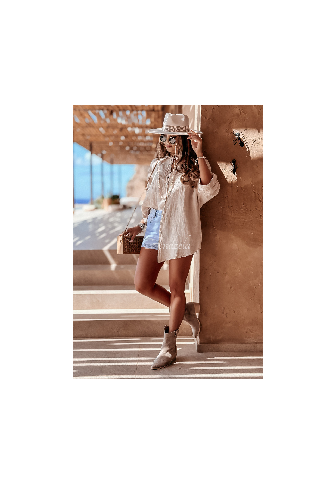 Cămașă din in Summery Essentials