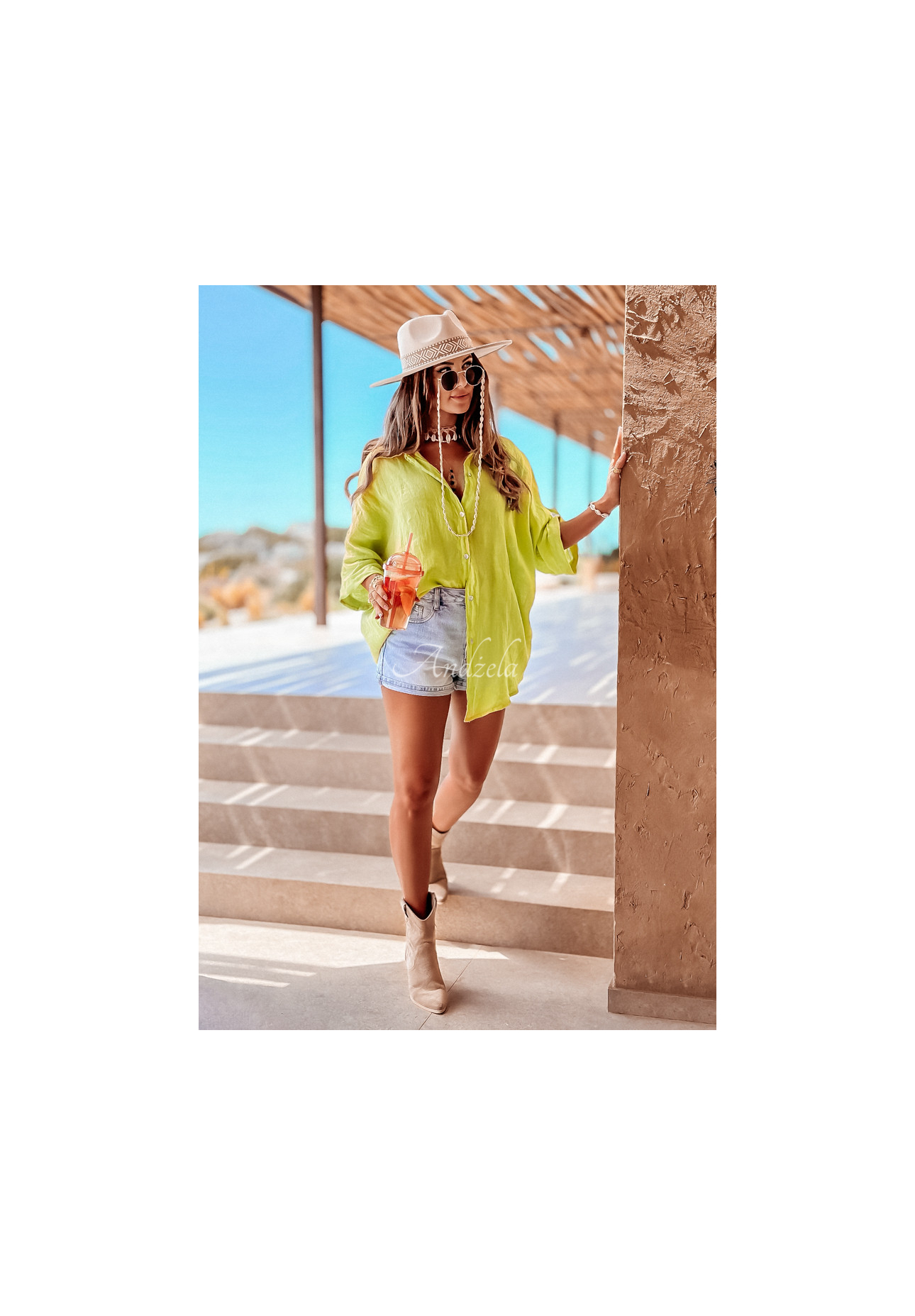 Cămașă din in Summery Essentials