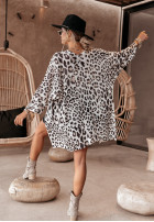 Ușor Cardigan Wild Thing w zwierzęcy print