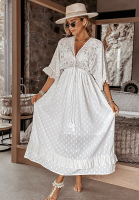 Rochie brodată boho Keyuri