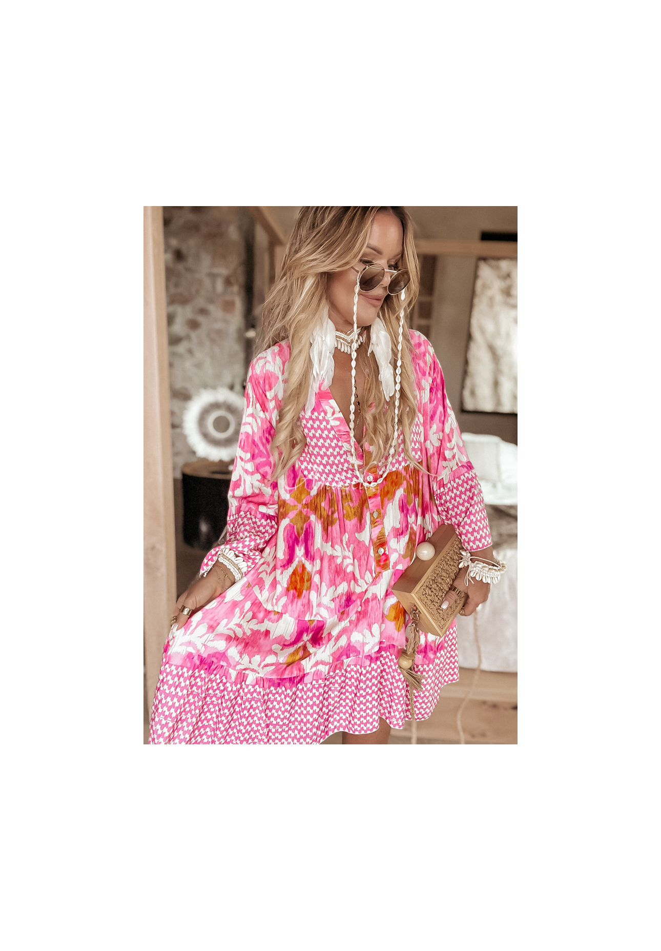 Rochie cu imprimeu Grow Gratitude