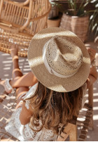Pleciony Pălărie Fun In The Sun Bej