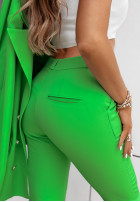 Eleganckie Pantaloni Key To Success verde