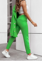 Eleganckie Pantaloni Key To Success verde