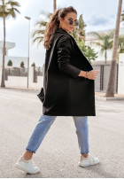 Palton  oversize Trendy Times negru