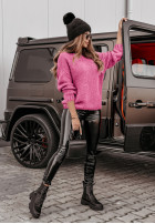 Pulover oversize Manville roz