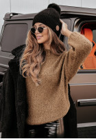 Pulover oversize Manville camel