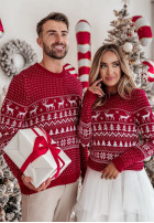 Sweter Reindeer Red