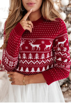 Sweter Reindeer Red