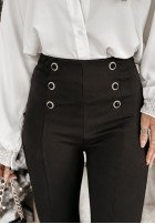 Eleganckie Pantaloni Antonello negre