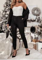 Eleganckie Pantaloni Key To Success negre