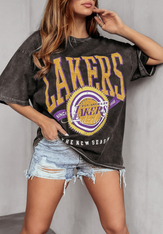 Tricou Lakers cu print