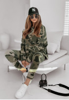 Pantaloni de trening Challenge Me cu imprimeu tip camuflaj