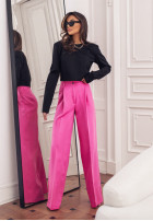 Eleganckie Pantaloni wide leg Be Bold roz
