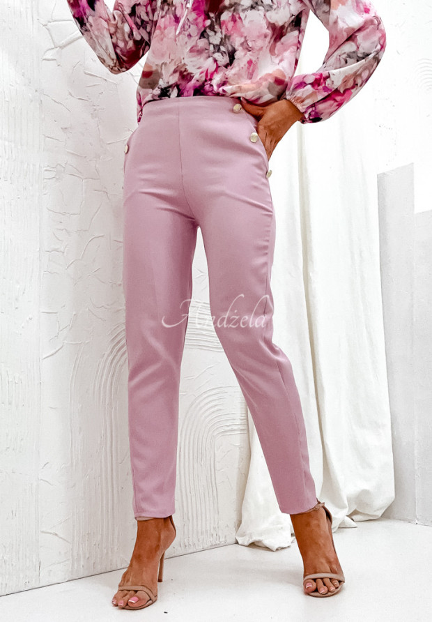 Pantaloni eleganți cu nasturi Elegant Occasion