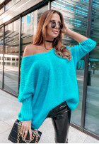Pulover  Oversize Tobby Blue