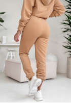 Pantaloni dresowe z haftem I Am Limited Edition camel
