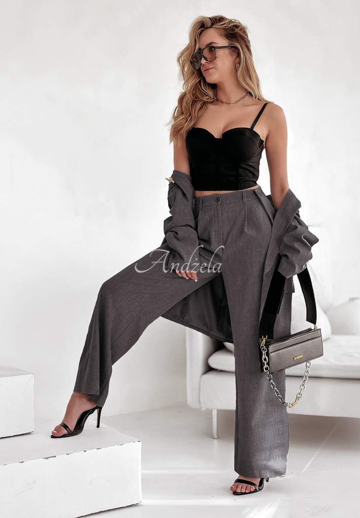 Pantaloni eleganți wide leg Goddess Glam