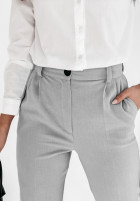 Eleganckie spodnie Pantaloni de tip țigaretă The Sassy Diva gri