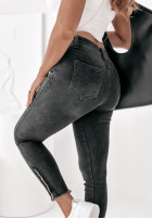 Pantaloni din denim skinny Calvert gri închis