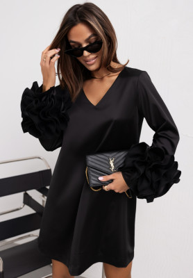 Rochie Cocomore Feminine Allure cu volănașe