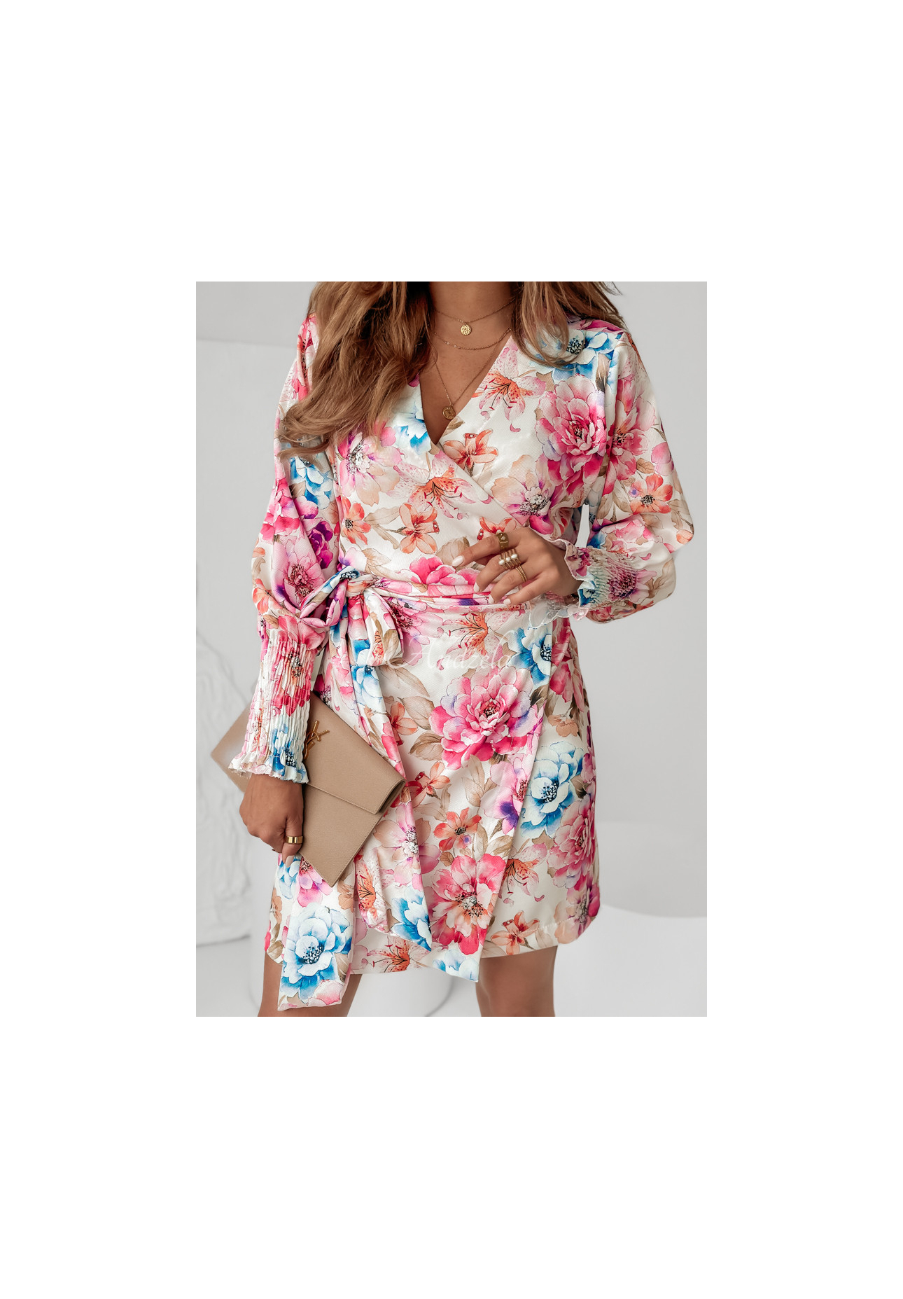Rochie tip plic Breezy Petal cu imprimeu floral
