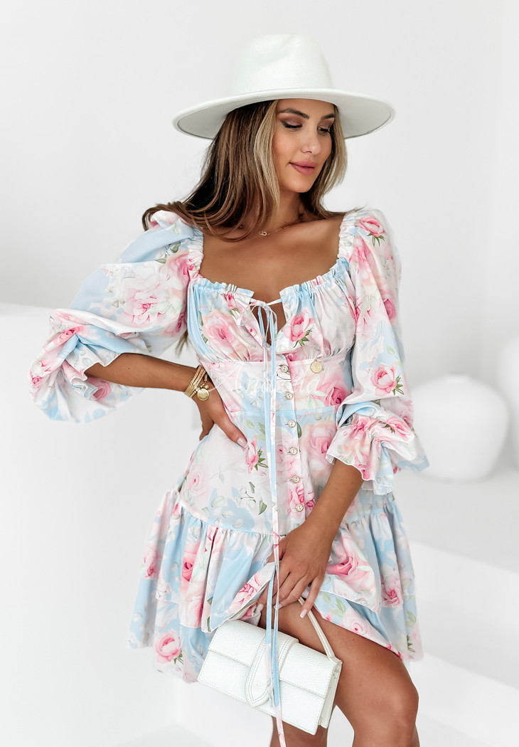 Rochie spaniolă Enchanted Blooms cu imprimeu floral