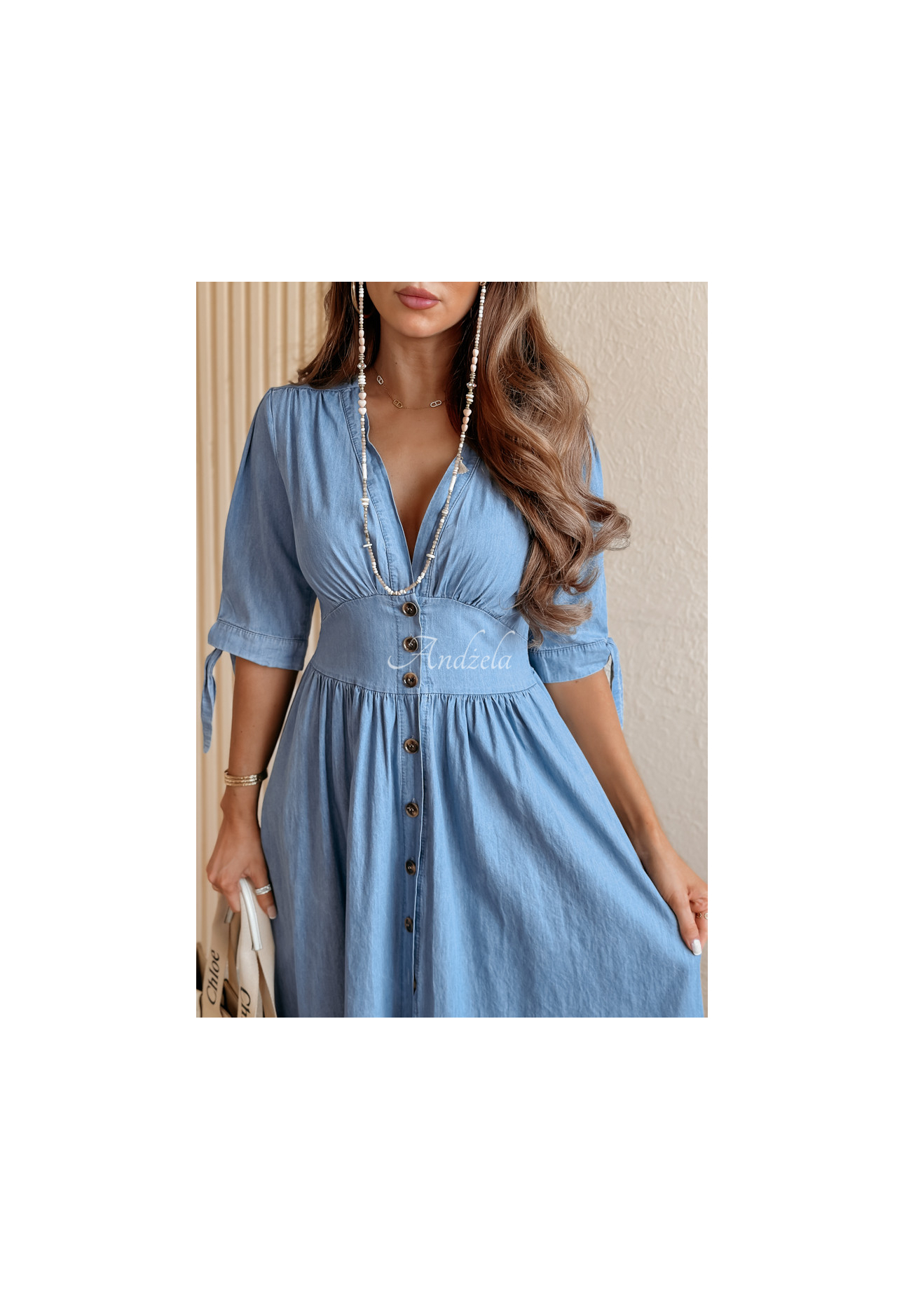 Rochie din denim Pretty Soul