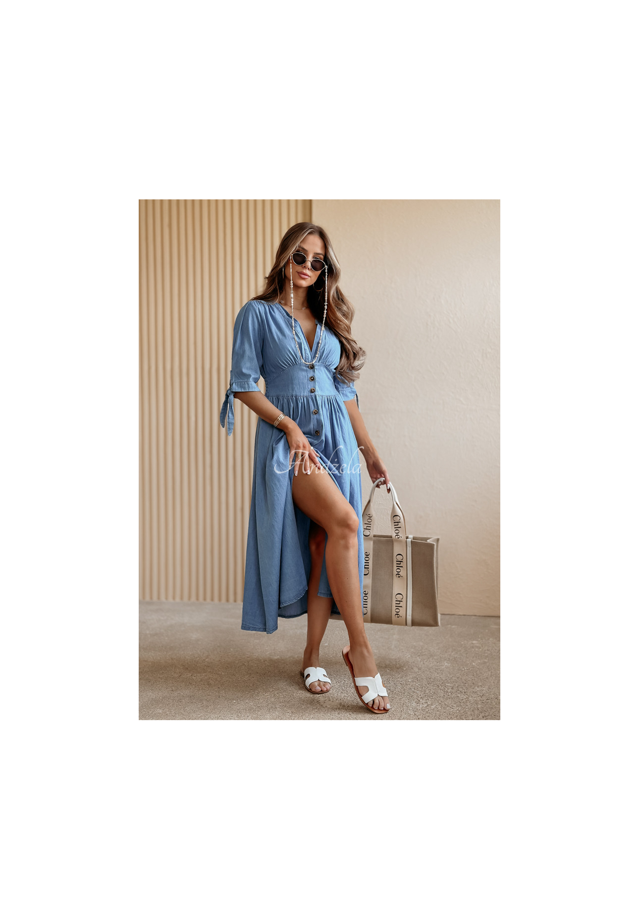 Rochie din denim Pretty Soul