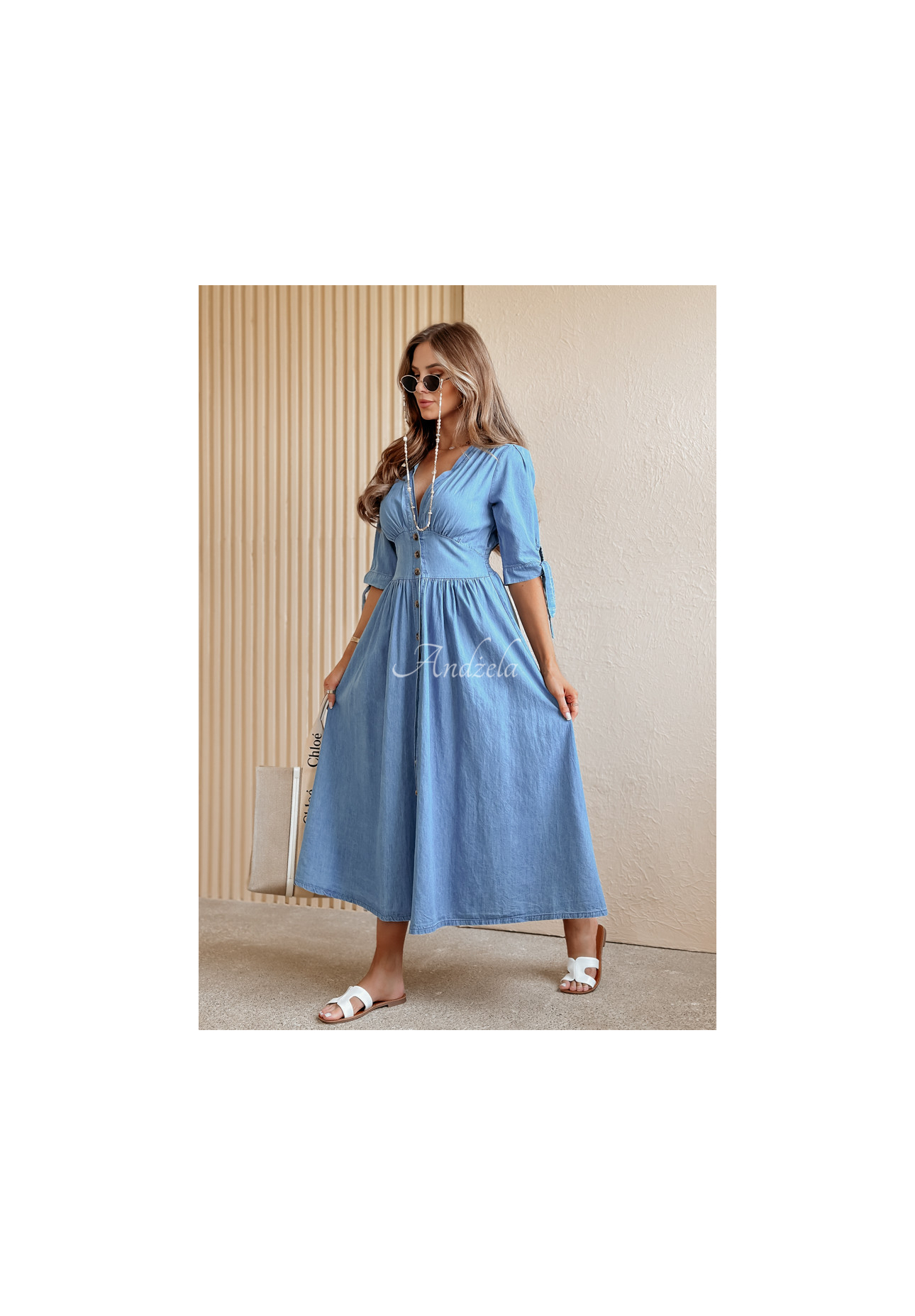 Rochie din denim Pretty Soul
