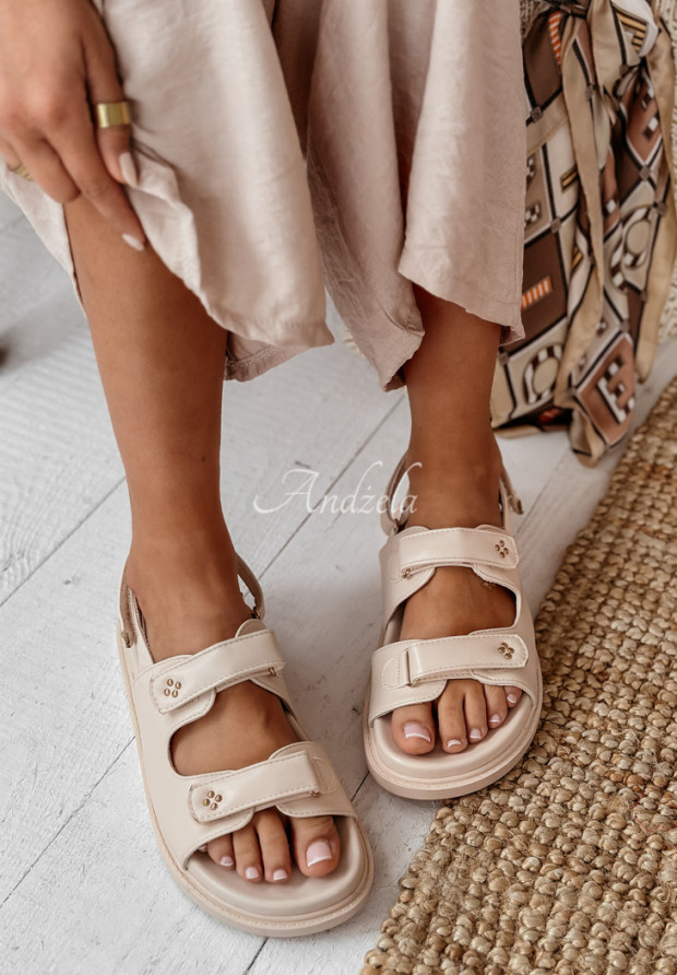 Sandale din imitație de piele Sunshine Solutions