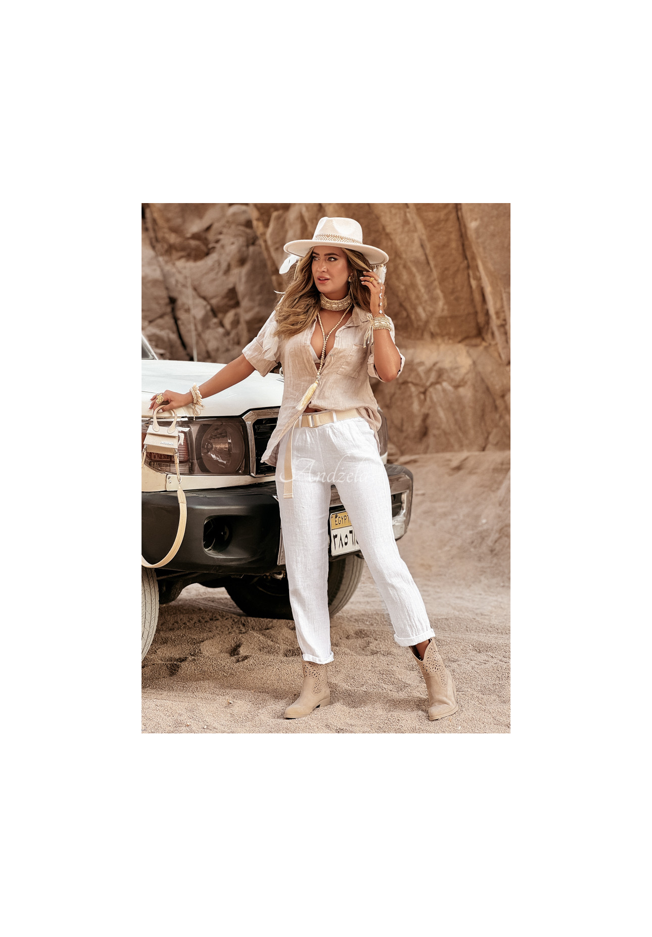 Pantaloni din in Take A Trip