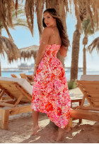 Kwiecista Rochie maxi Discover Delights roz